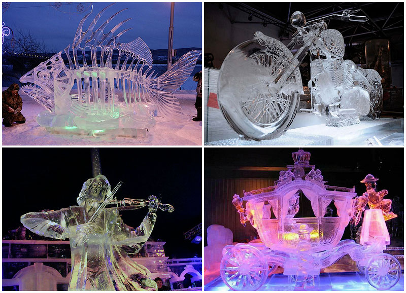  15 шедевров ледяной скульптуры 