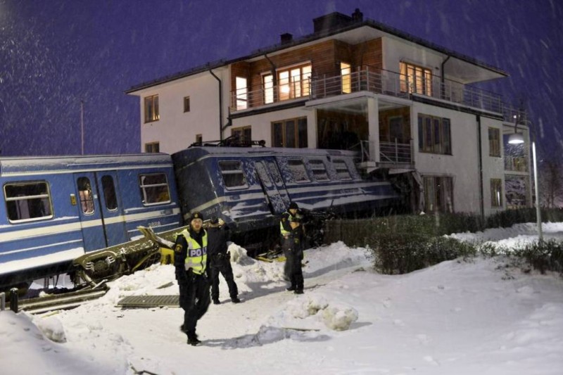  20-летняя девушка угнала поезд в Швеции 