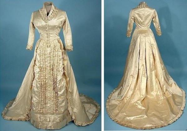 Свадебные платья XIX века 