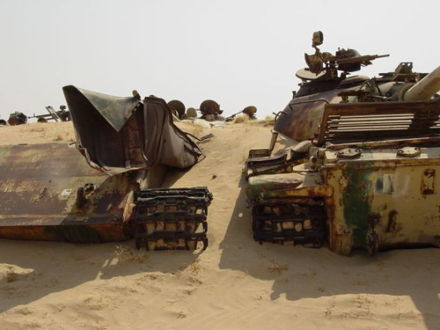 Кладбище танков в Кувейте 
