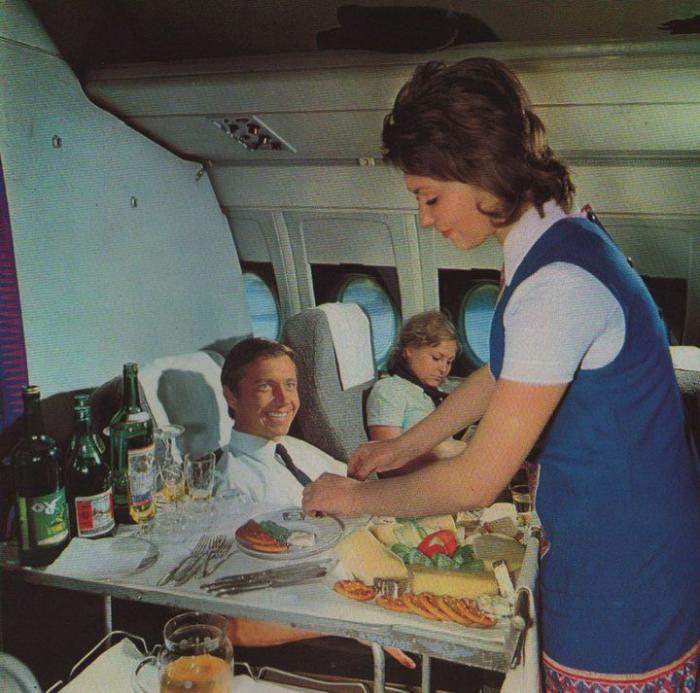 Реклама Аэрофлота времен СССР 