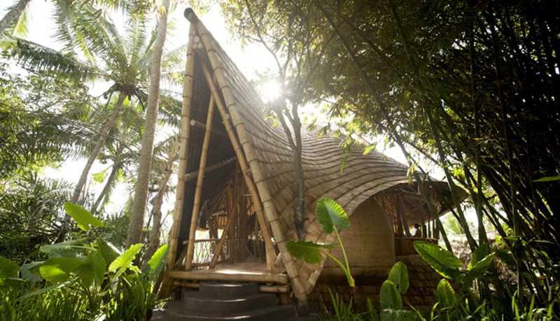  Бамбуковые дома на Бали 