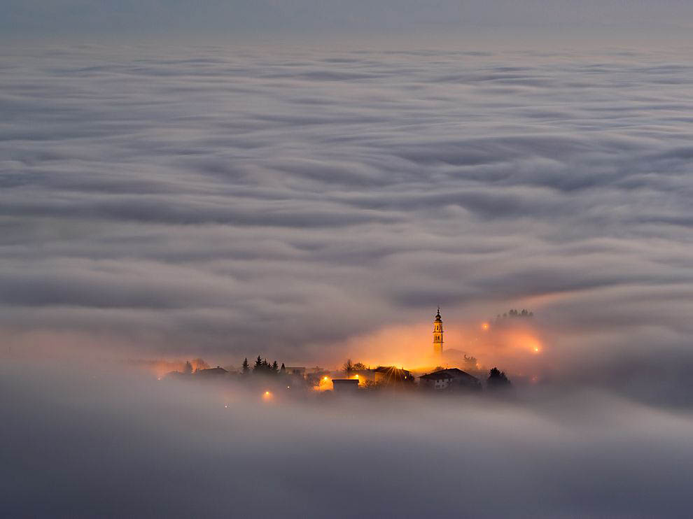 Города окутанные туманом 