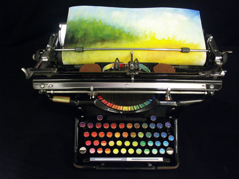  Цветная печатная машинка от Тайри Каллахан 