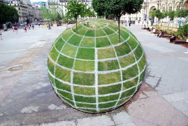 3D иллюзия в Париже 