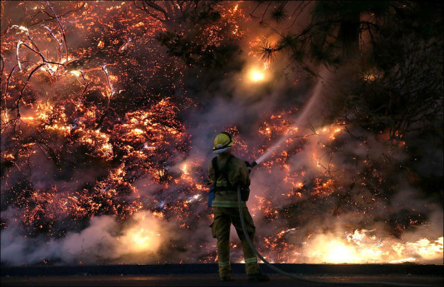 Лесные пожары уничтожают Йосемитский Национальный Парк 