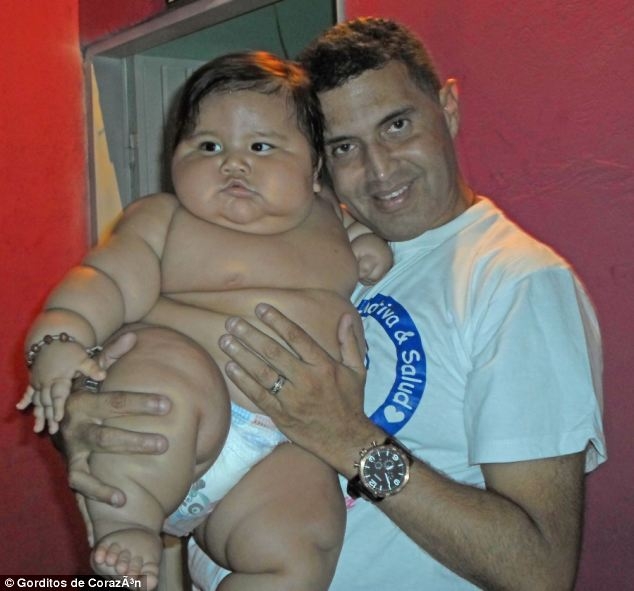 Самый толстый ребенок Колумбии 
