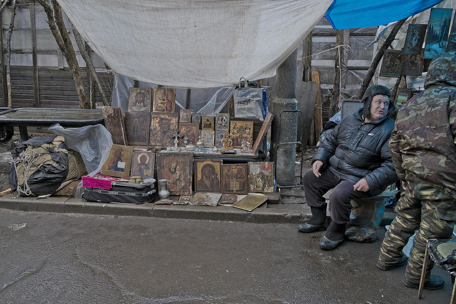 Блошиный рынок в Москве 