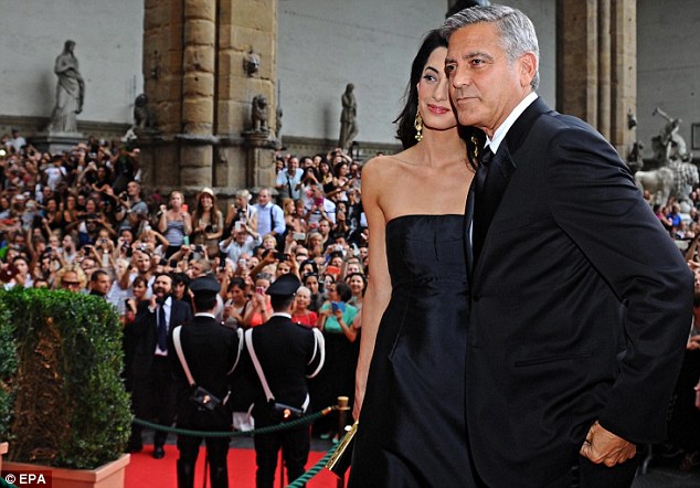 Джордж Клуни и его невеста в Италии 