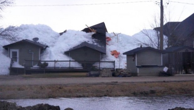 Ледяное цунами в Канаде и США 
