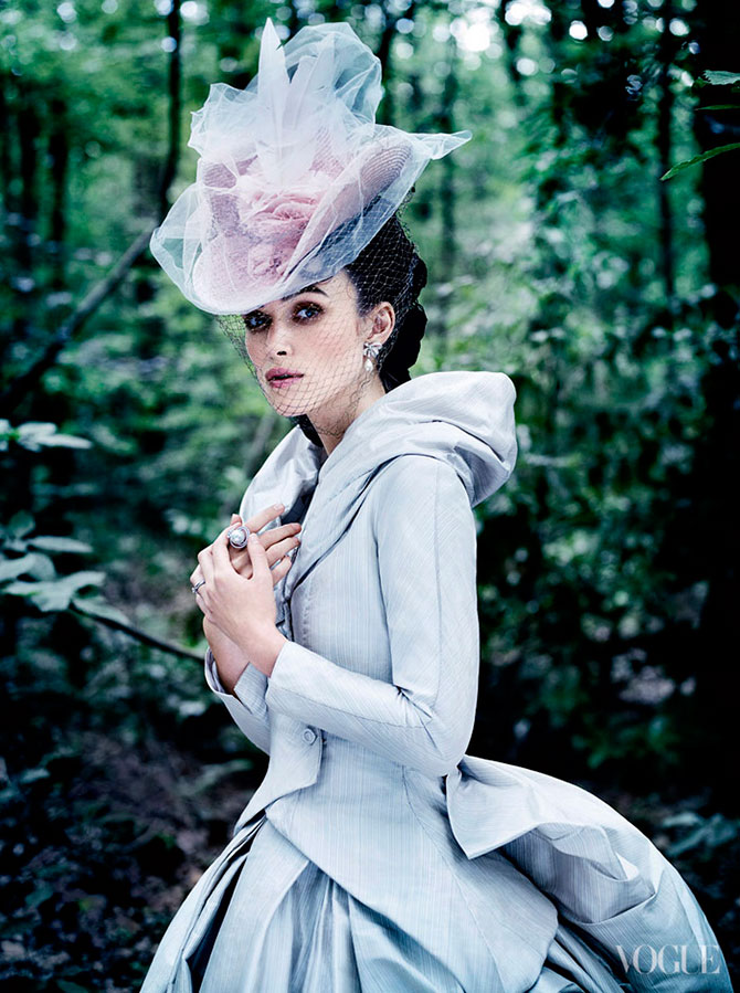 Кира Найтли в образе Анны Карениной в журнале Vogue 