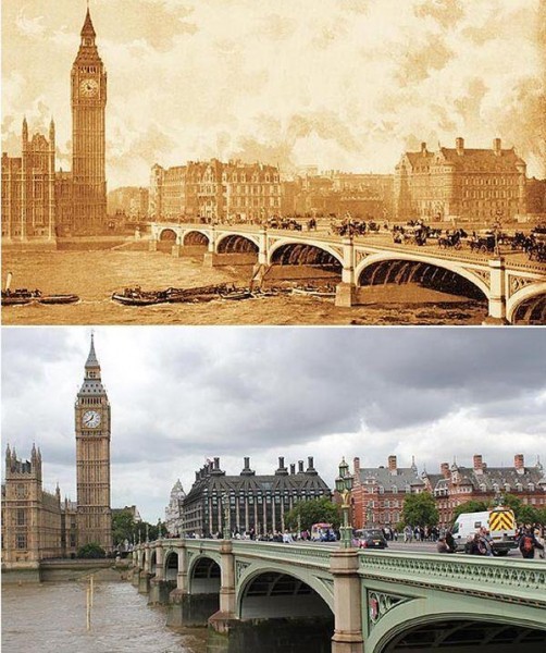 Лондон тогда и сейчас 