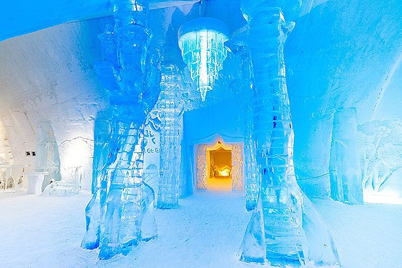  Волшебный ледяной отель в Канаде по мотивам произведения Жуля Верна 
