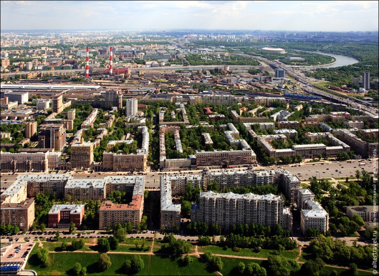 Вид из окон Москва Сити 