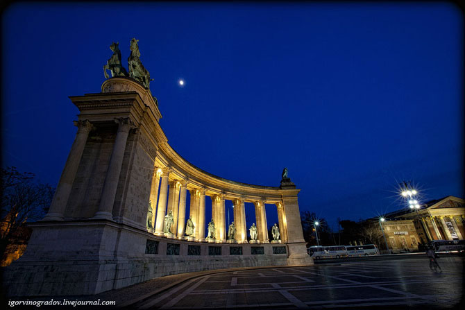  Прогулка по ночному Будапешту 