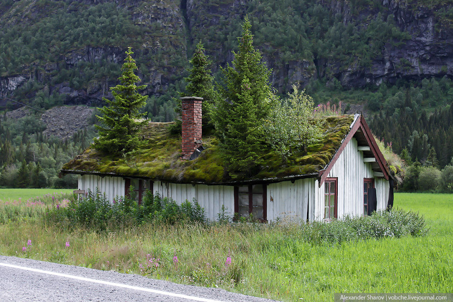 Норвежские крыши 