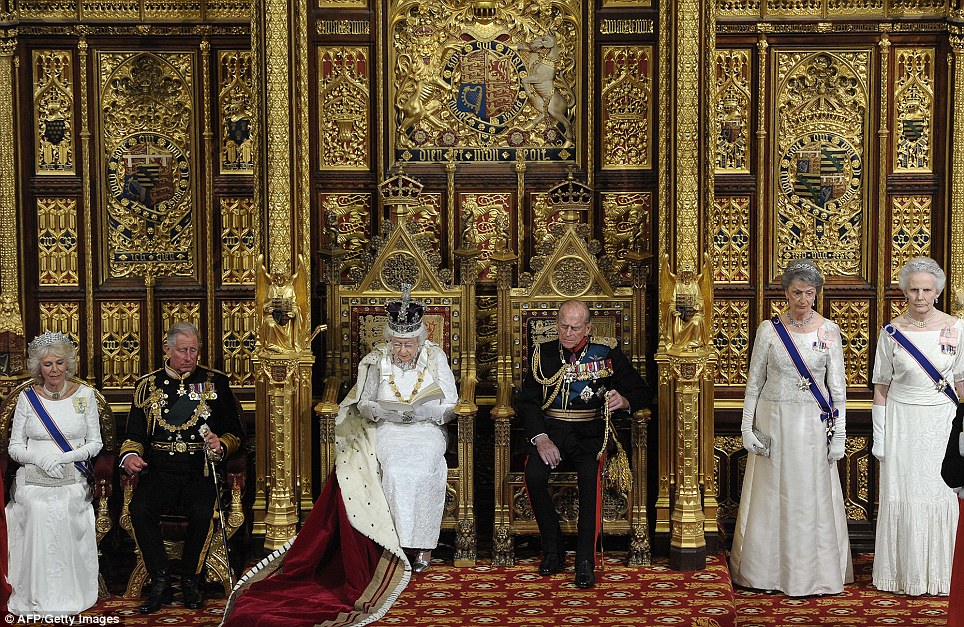 Открытие британского парламента 2014 