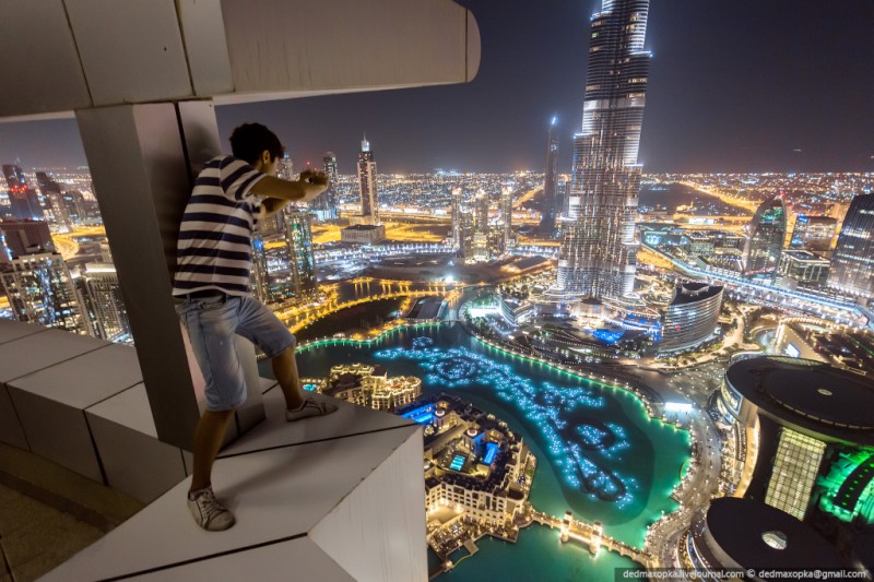 Российские руферы на крышах Дубая 