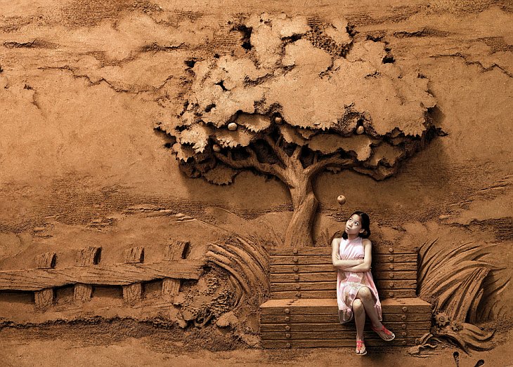 Потрясающие скульптуры из песка 