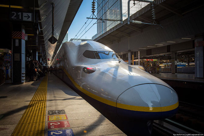 Японское железнодорожное чудо — поезд Синкансен 