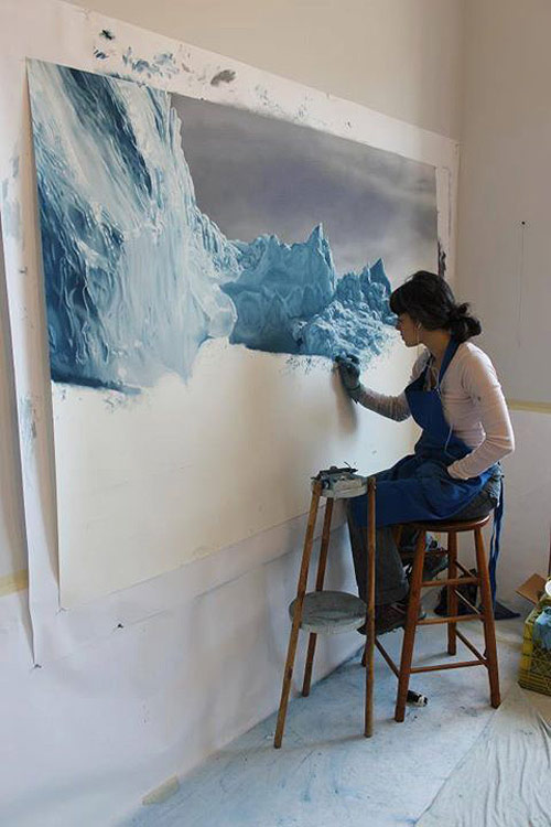 Потрясающие пастельные рисунки Гренландии в исполнении Зарии Форман 