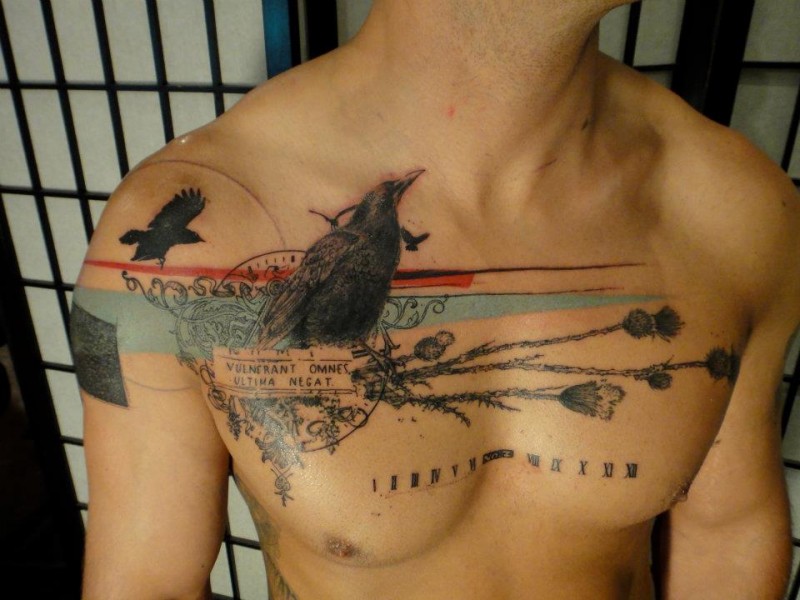Татуировки - шедевры от французского тату-мастера 