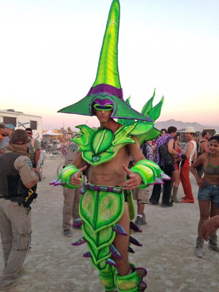 Веселые и креативные посетители фестиваля Burning Man 