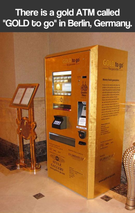 Автоматы по продаже золота 