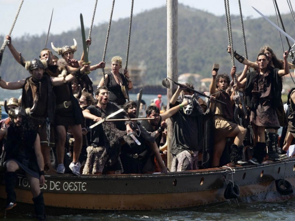 Викинги у берегов Испании 
