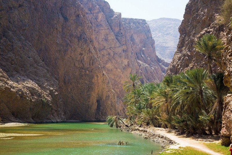  Вади Шааб – райский уголок в оманской пустыне 