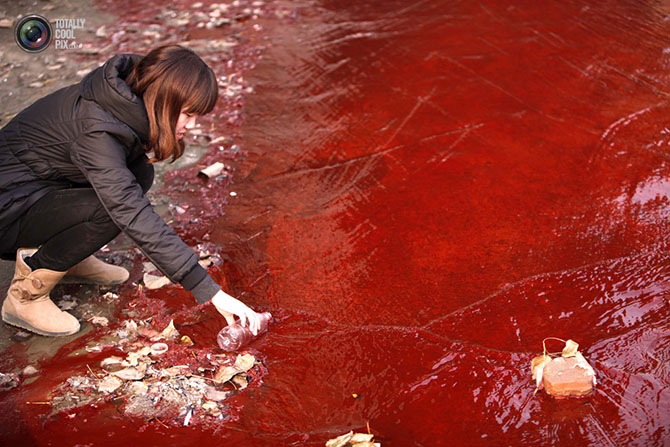 Загрязнение воды в Китае 