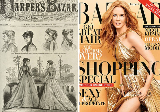 Обложки женских журналов тогда и сейчас 